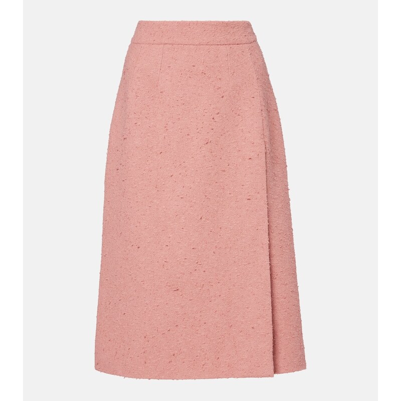 Dolce&Gabbana Cotton-blend tweed midi skirt