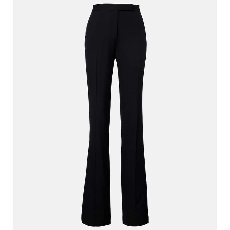 Tom Ford Silk-trimmed wool suit pants