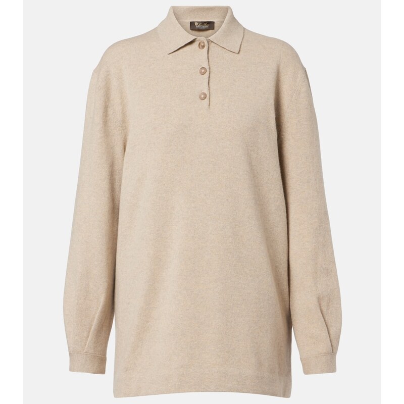 Loro Piana Classic cashmere polo sweater