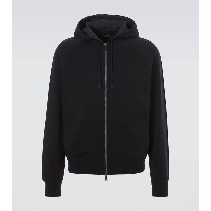 Zegna Cotton-blend hoodie