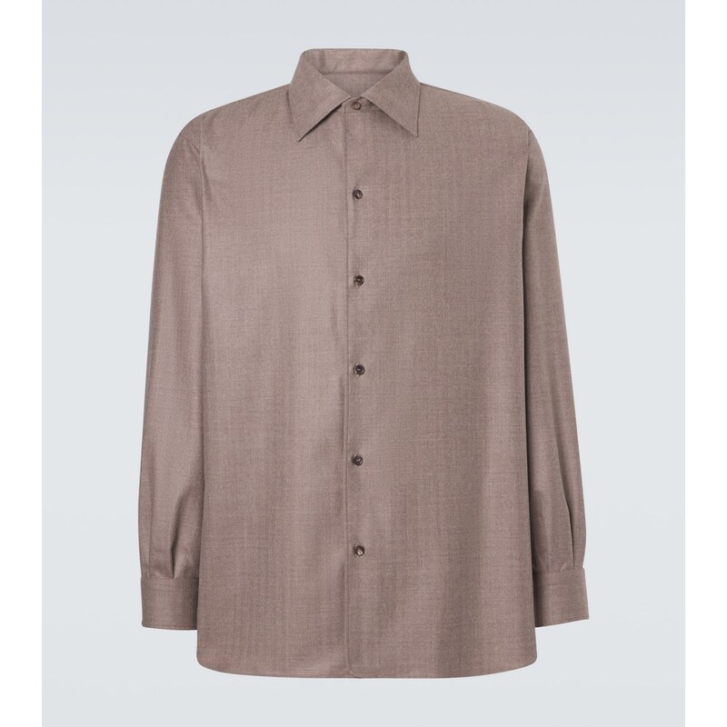 Loro Piana Franco virgin wool shirt