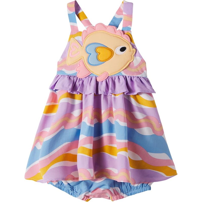 Stella McCartney Kids Baby printed dress and bloomers set