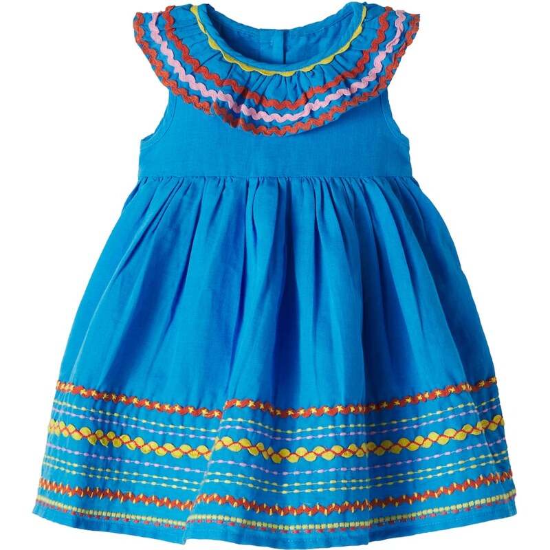 Stella McCartney Kids Baby embroidered linen and cotton dress