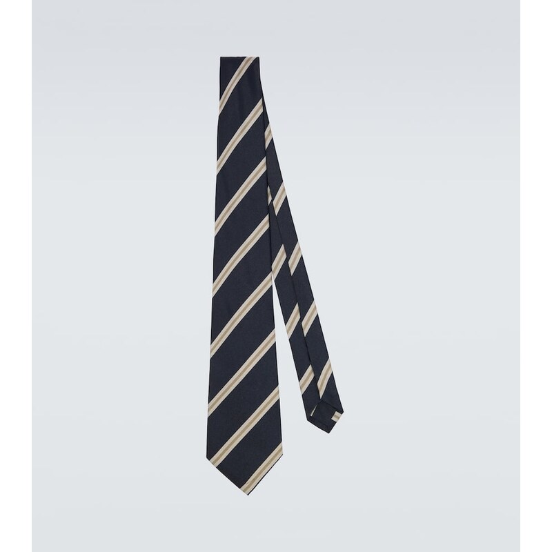 Dunhill Striped silk tie