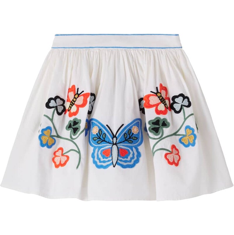 Molo Bonnie embroidered cotton skirt