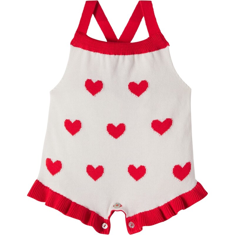The New Society Baby Maqui cotton jacquard playsuit