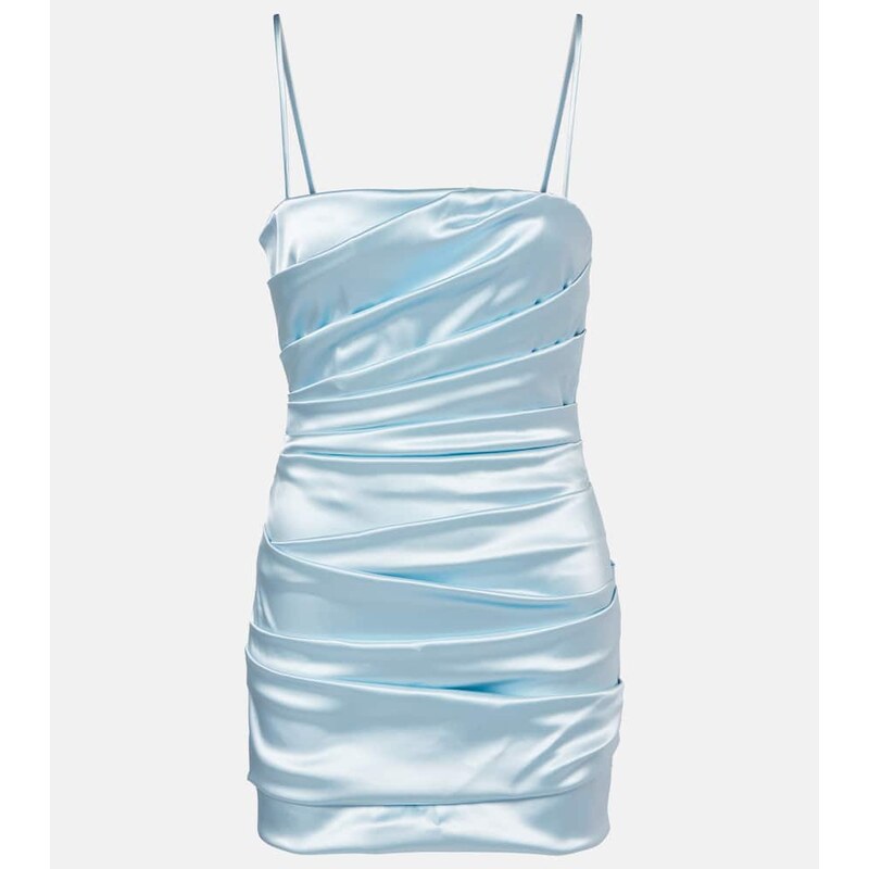 Dolce&Gabbana Ruched satin minidress