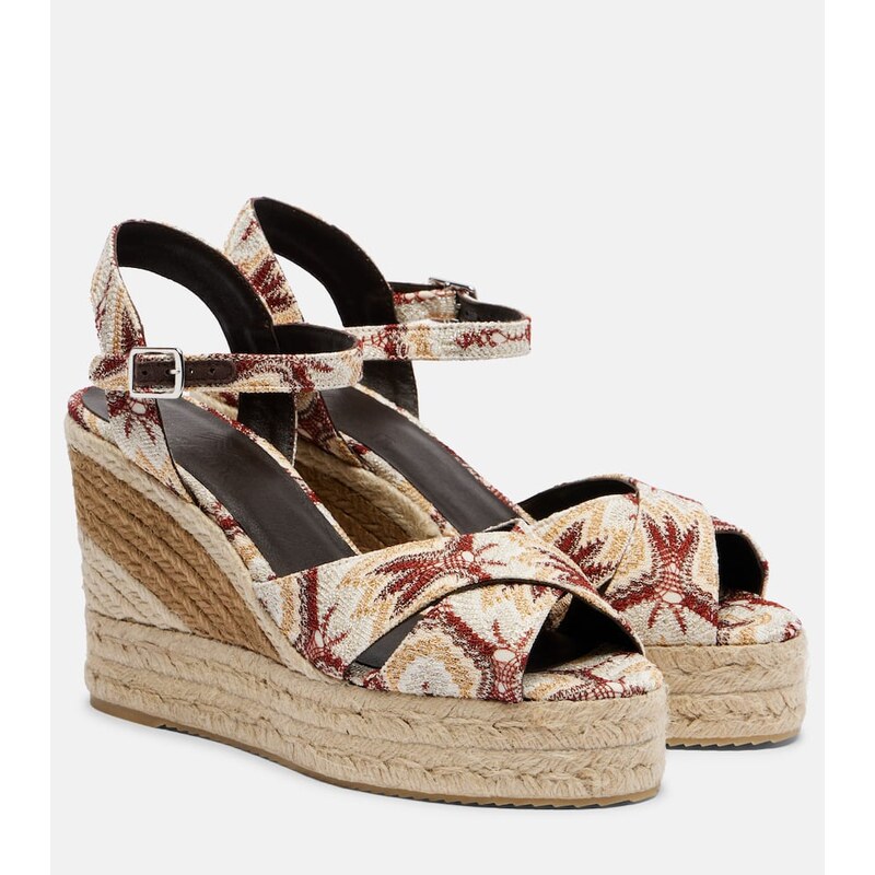 Missoni Carmen 110 lamÃ espadrille wedges