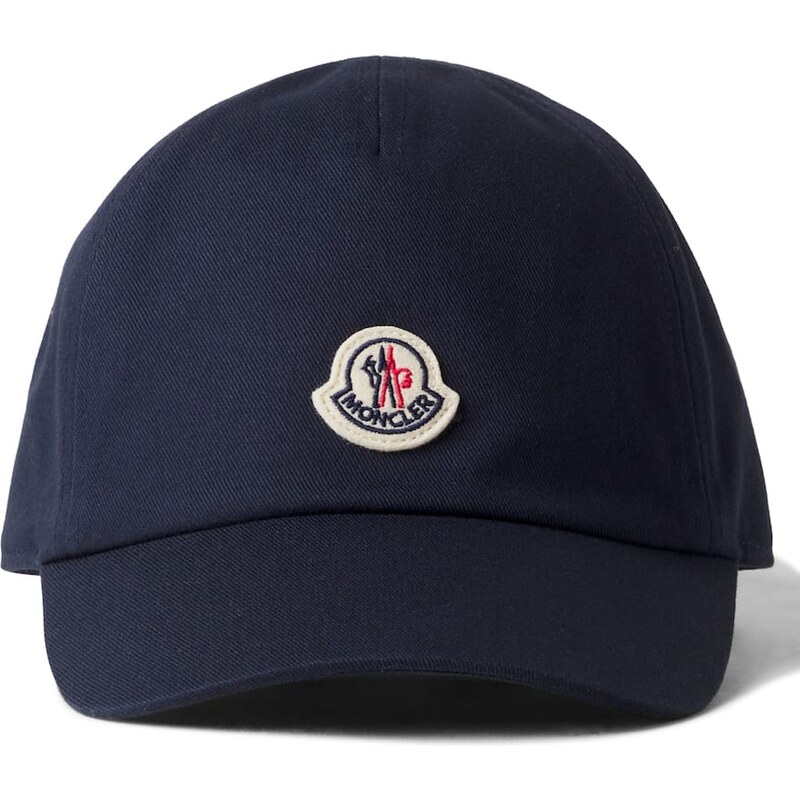 Moncler Enfant Logo cotton twill baseball cap