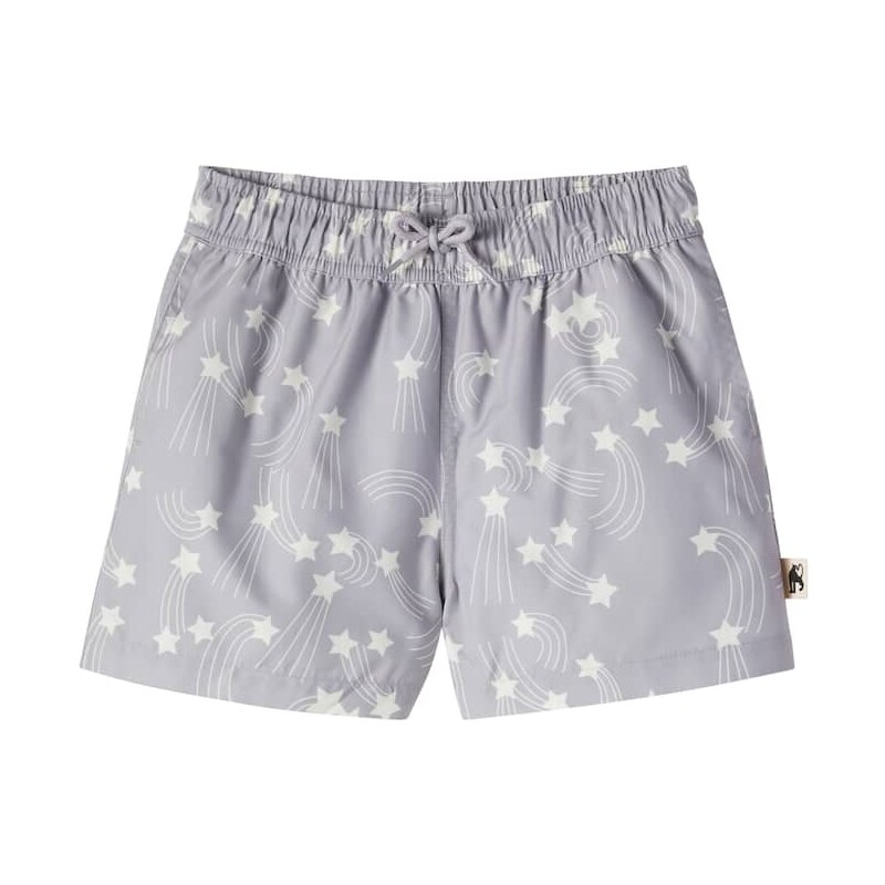 Mini Rodini Starfall printed swim trunks