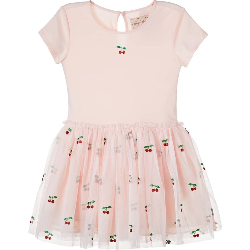 Konges Slojd Konges SlÃ¸jd Cotton-blend jersey and tulle dress