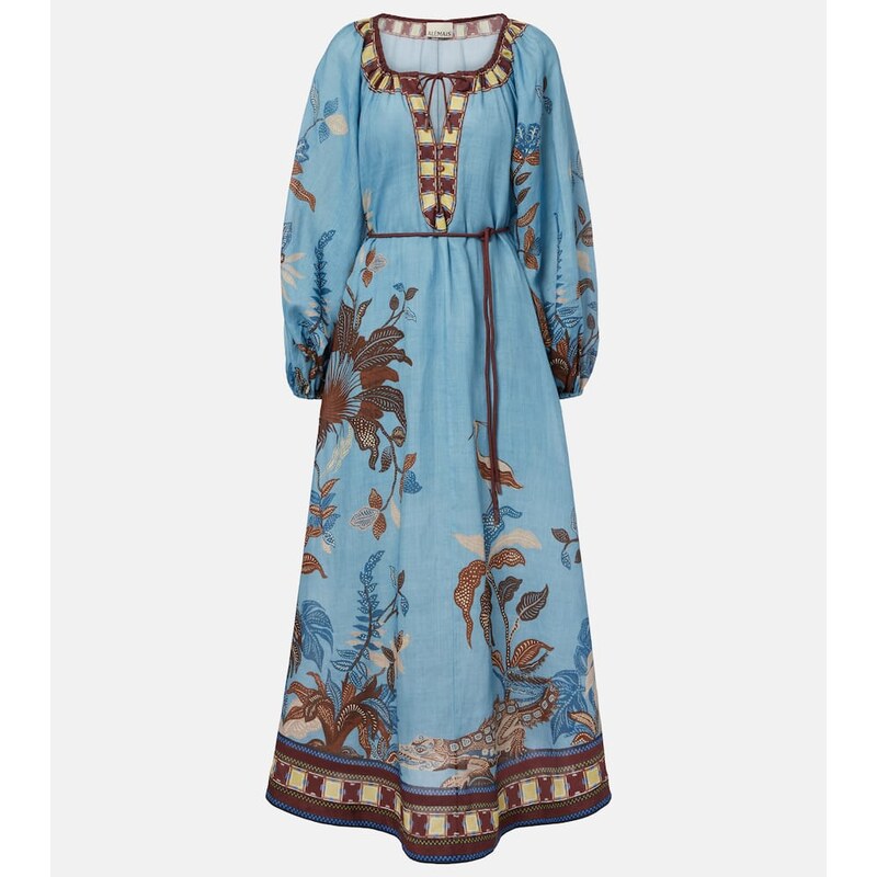 Alémais Georgie printed beach dress