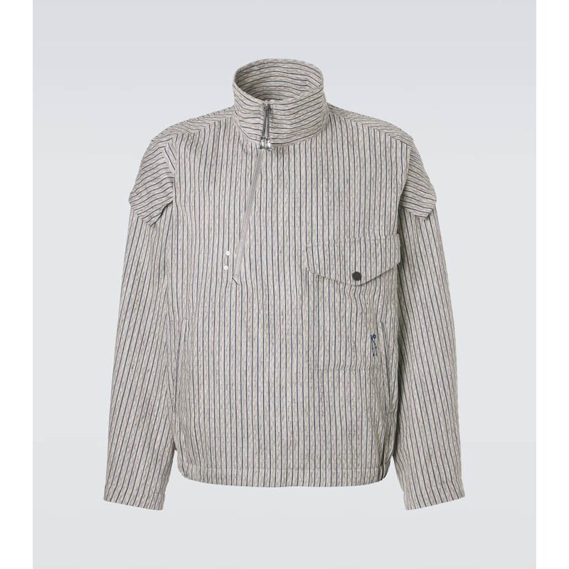Kiko Kostadinov Farkas cotton and linen-blend jacket