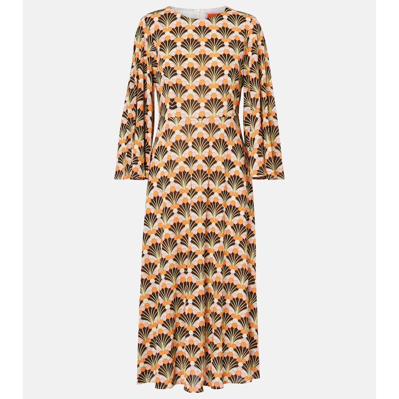La DoubleJ Sorella printed midi dress