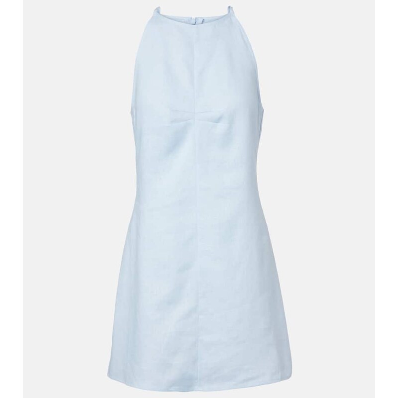 Asceno Antigua linen minidress