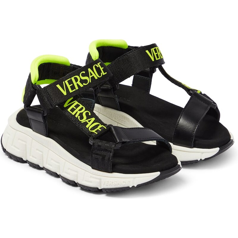 Versace Kids Logo Trigreca sandals