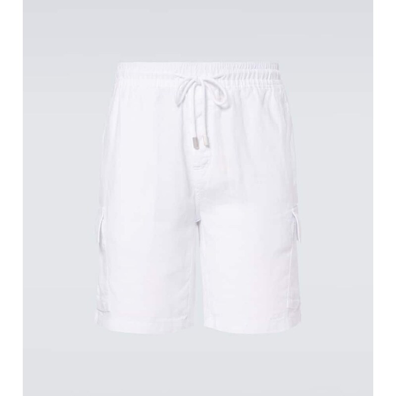 Vilebrequin Baie mid-length linen shorts