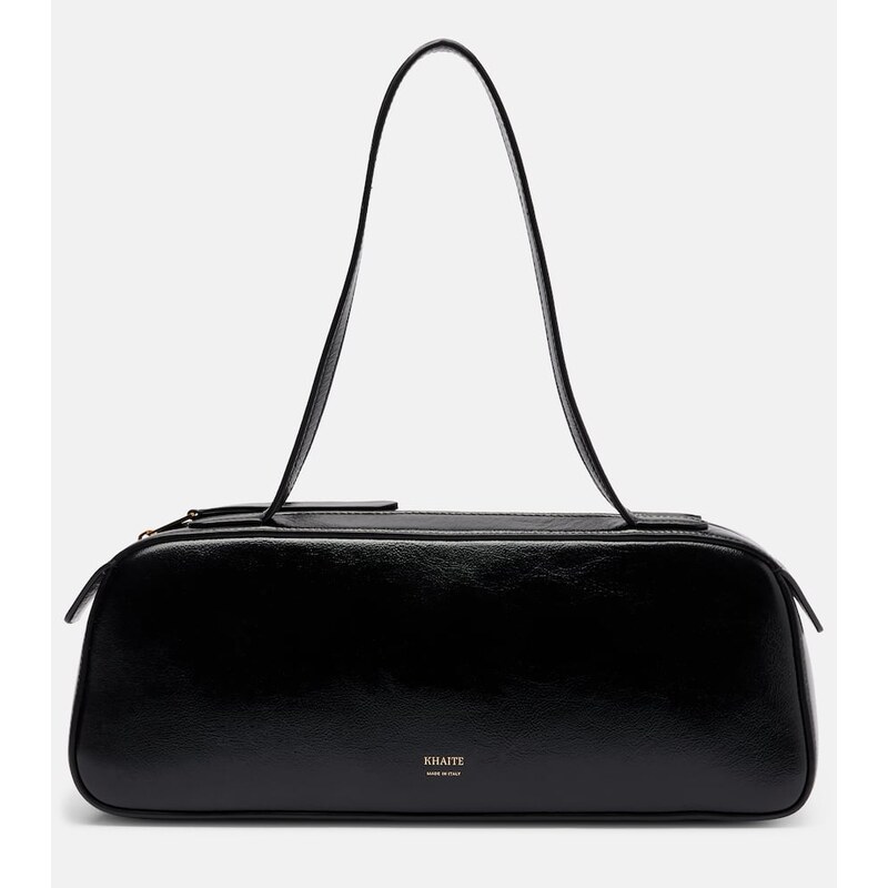 Khaite Simona patent leather shoulder bag