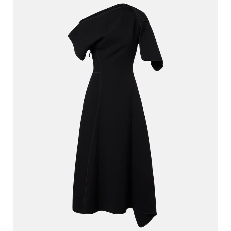 Maticevski Diadem draped asymmetric midi dress