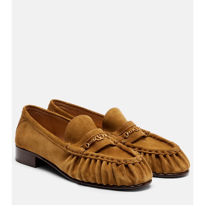 Valentino Garavani VLogo suede loafers