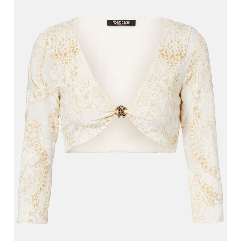 Roberto Cavalli Embellished top