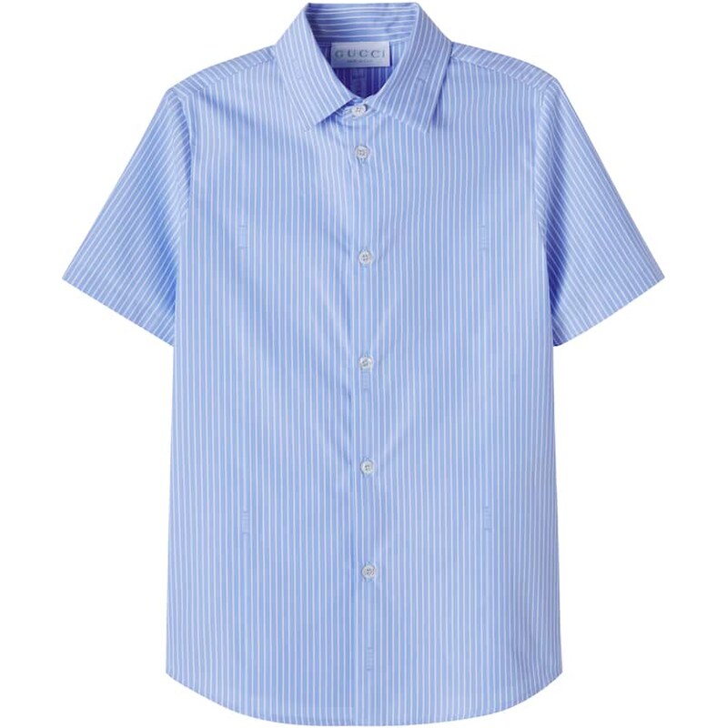 Gucci Kids Striped cotton shirt