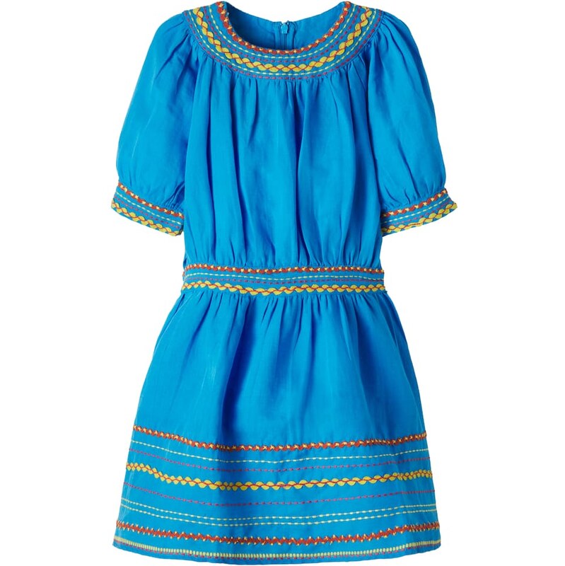 Stella McCartney Kids Embroidered linen and cotton dress