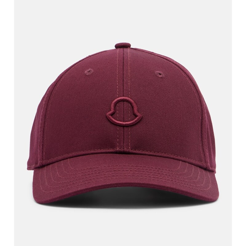 Moncler Logo cotton canvas baseball cap