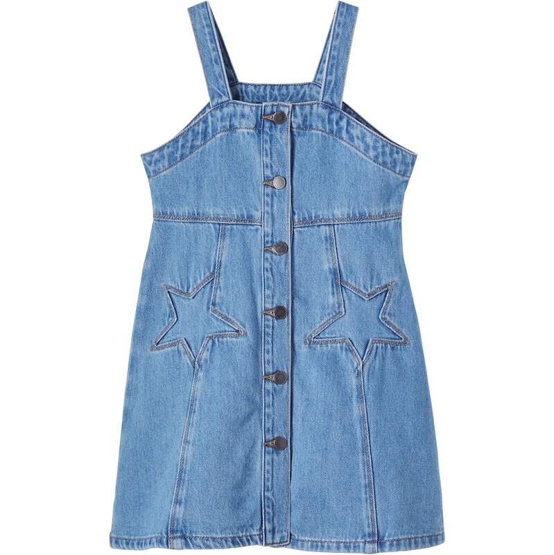 Stella McCartney Kids Embroidered denim dress