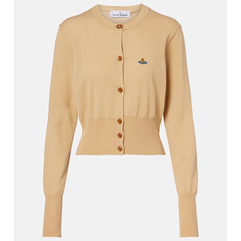 Vivienne Westwood Bea cropped cotton cardigan
