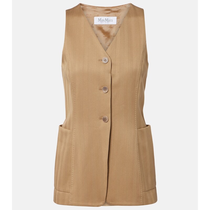 Max Mara Falla cotton vest