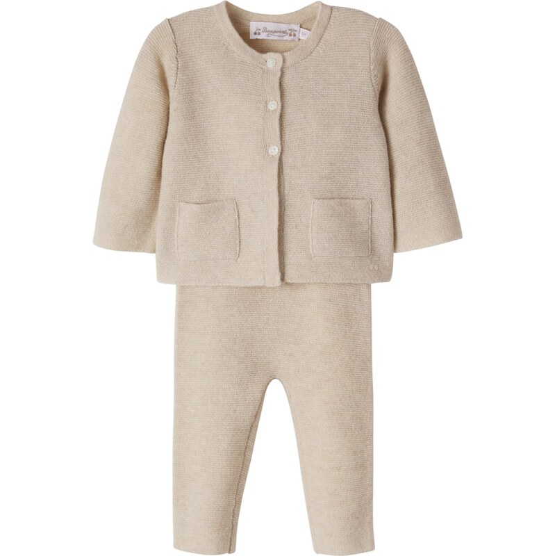 Bonpoint Baby Aries cashmere cardigan and leggings set