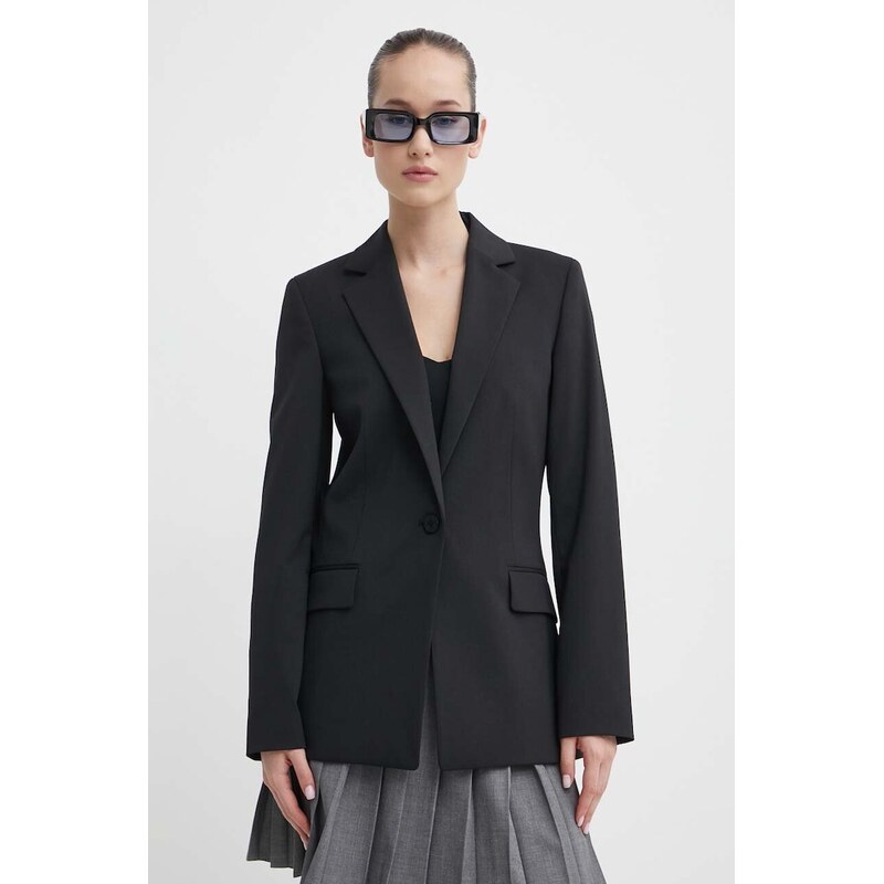 Blazer s příměsí vlny HUGO 113348235
