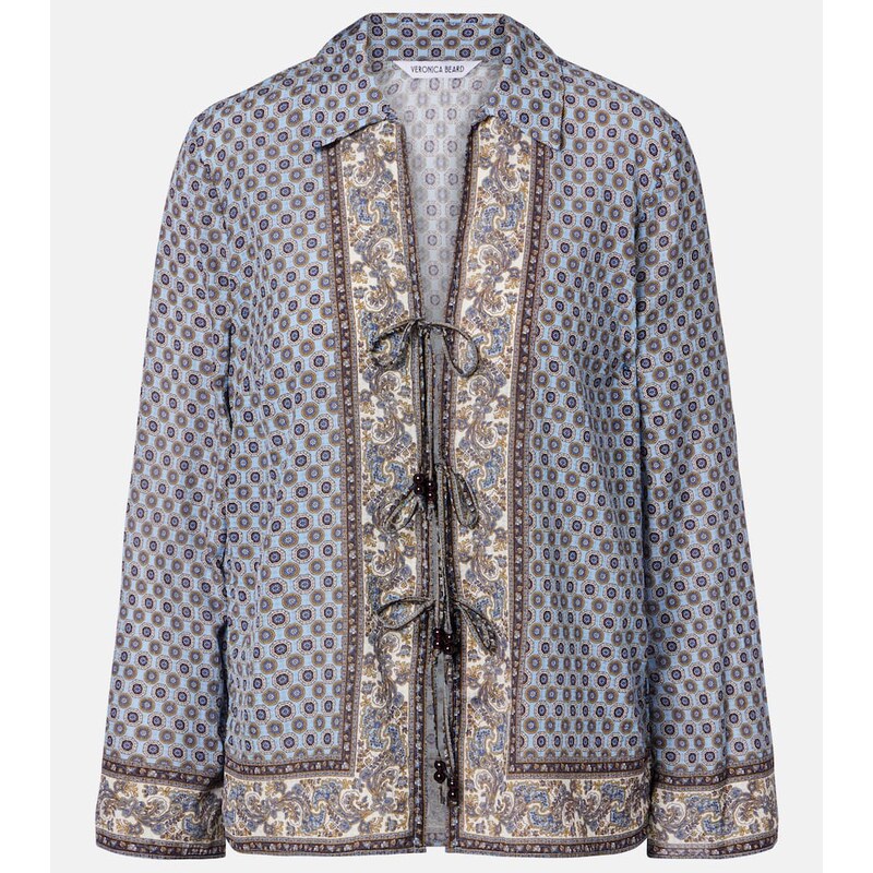 Veronica Beard Eva printed blouse