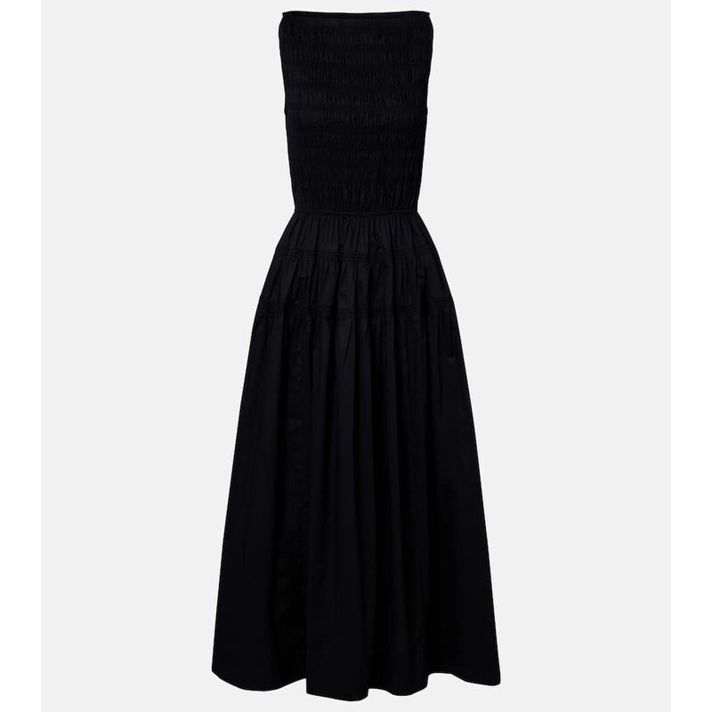 Dôen Melie cotton poplin midi dress