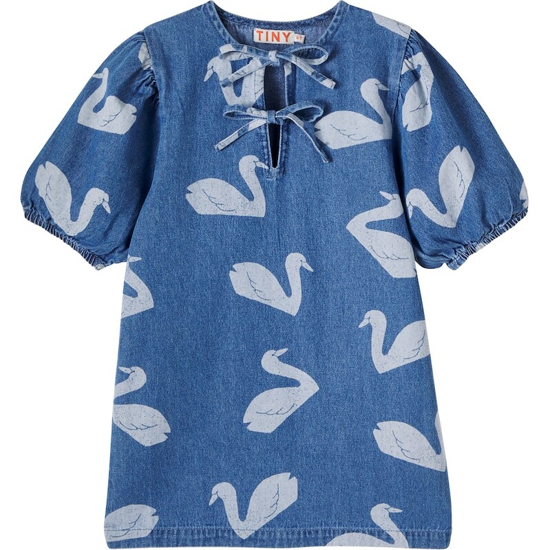 Tinycottons Printed denim dress