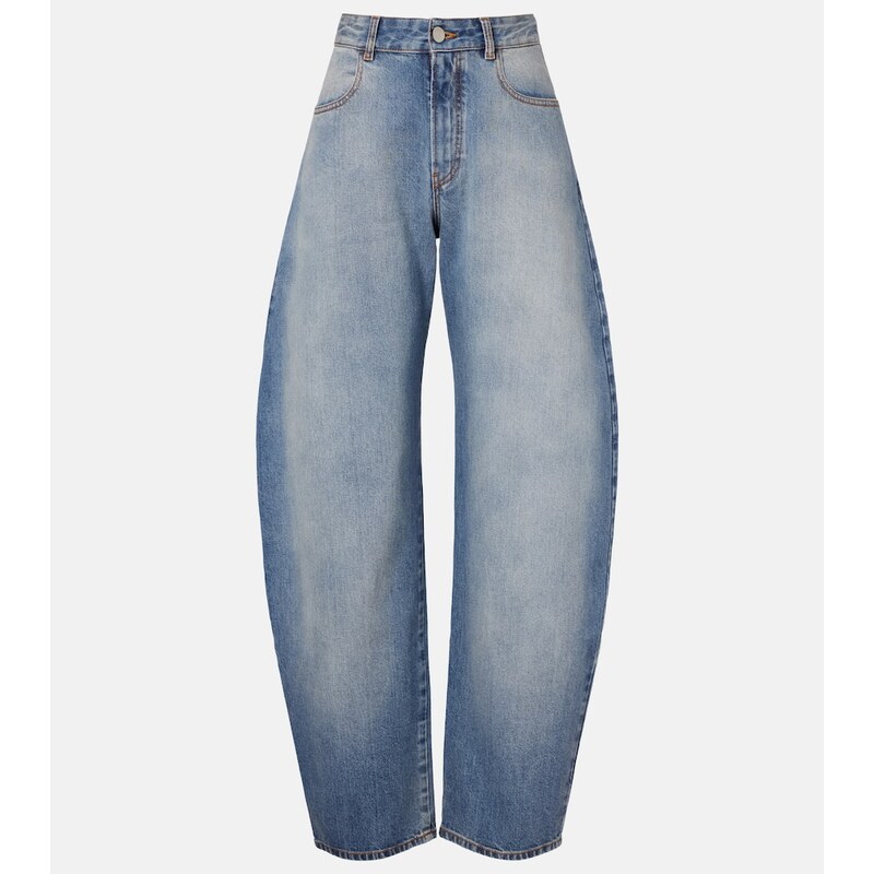 Alaia AlaÃ¯a Barrel-leg jeans