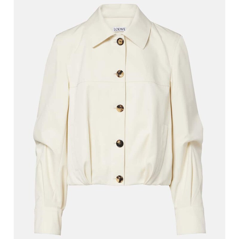 Loewe Cotton and silk blouson jacket