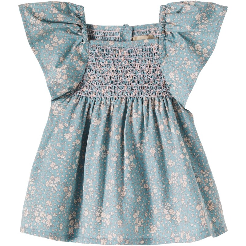 Wheat Baby Elva floral smocked cotton dress