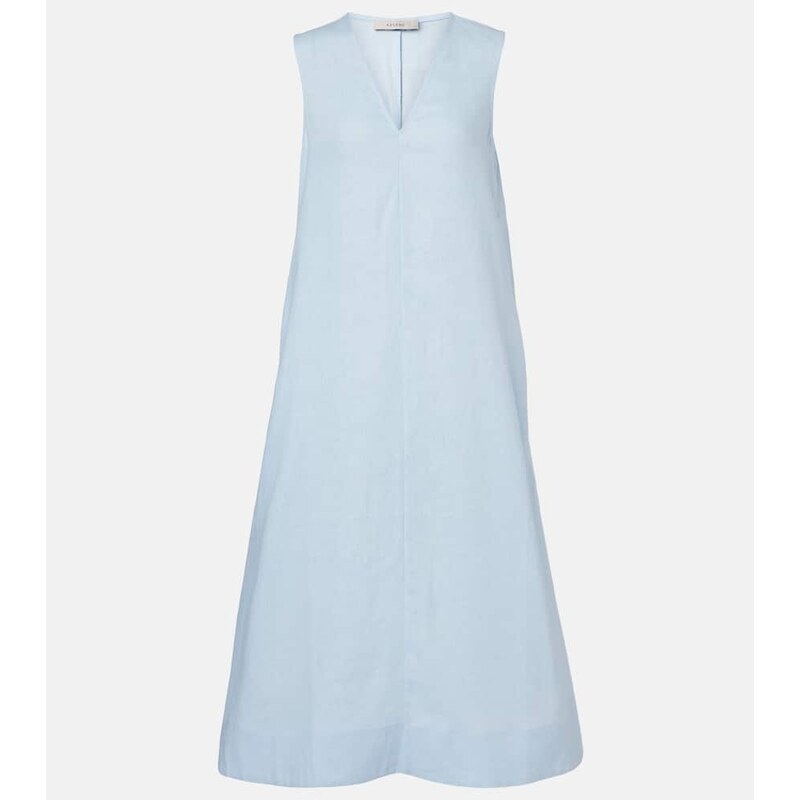 Asceno Nisha linen midi dress