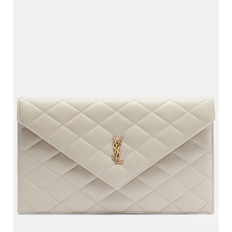 Saint Laurent Cassandre quilted leather pouch