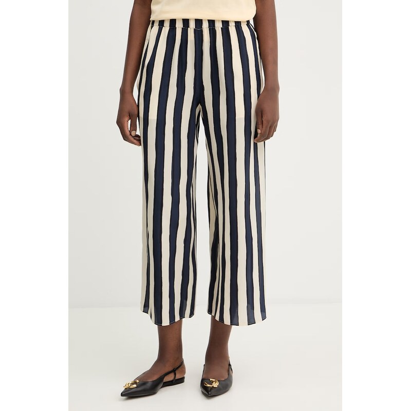 Hedvábné kalhoty Weekend Max Mara NIRVANA 113679114