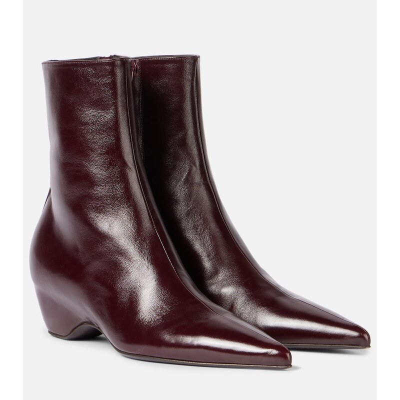Khaite Sybil 40 leather ankle boots