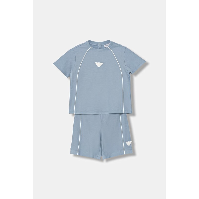 Emporio Armani Dětská bavlněná souprava Emporio Armani