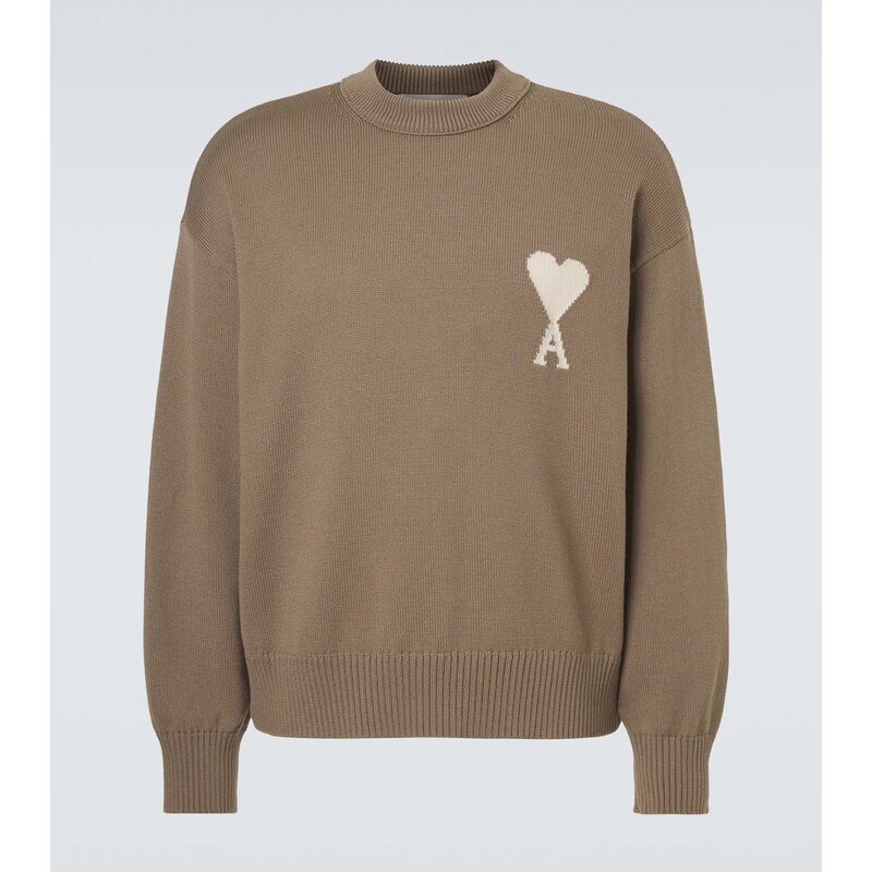 Ami Paris Ami De CÅur wool and cotton sweater