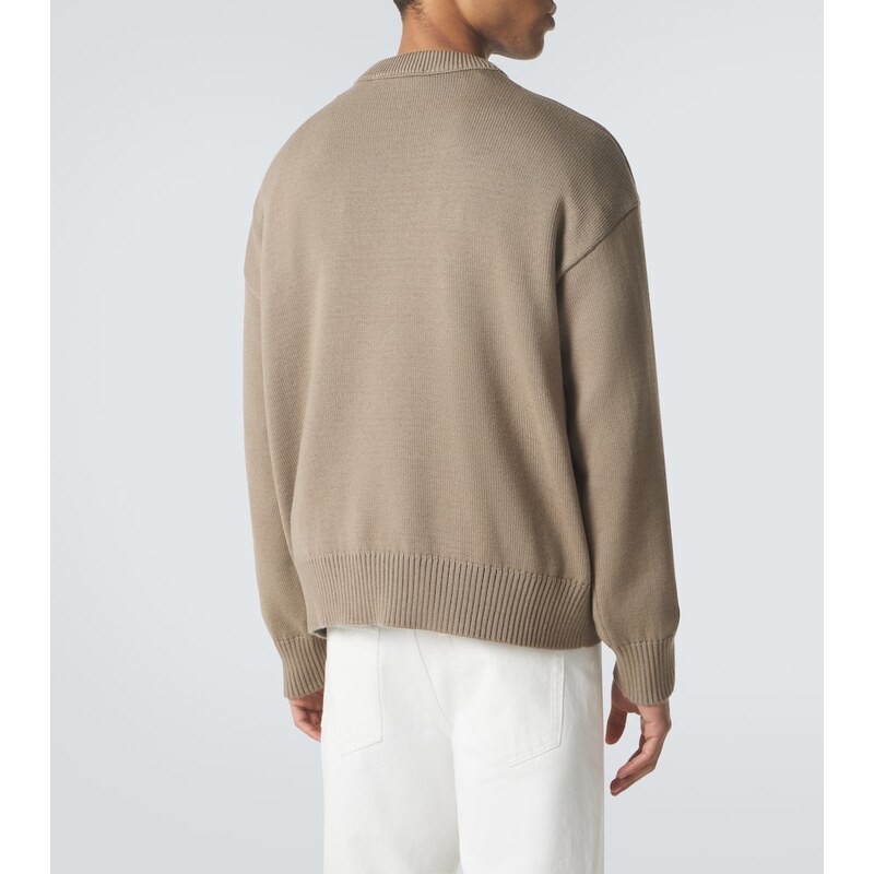 Ami Paris Ami De CÅur wool and cotton sweater