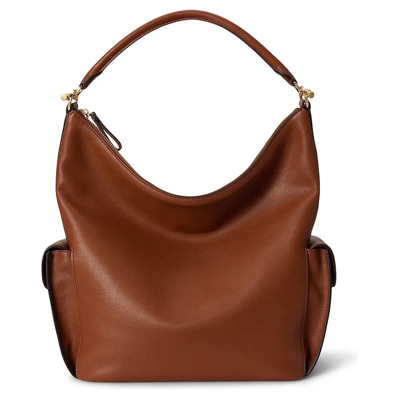 Kožená kabelka Lauren Ralph Lauren 113430858