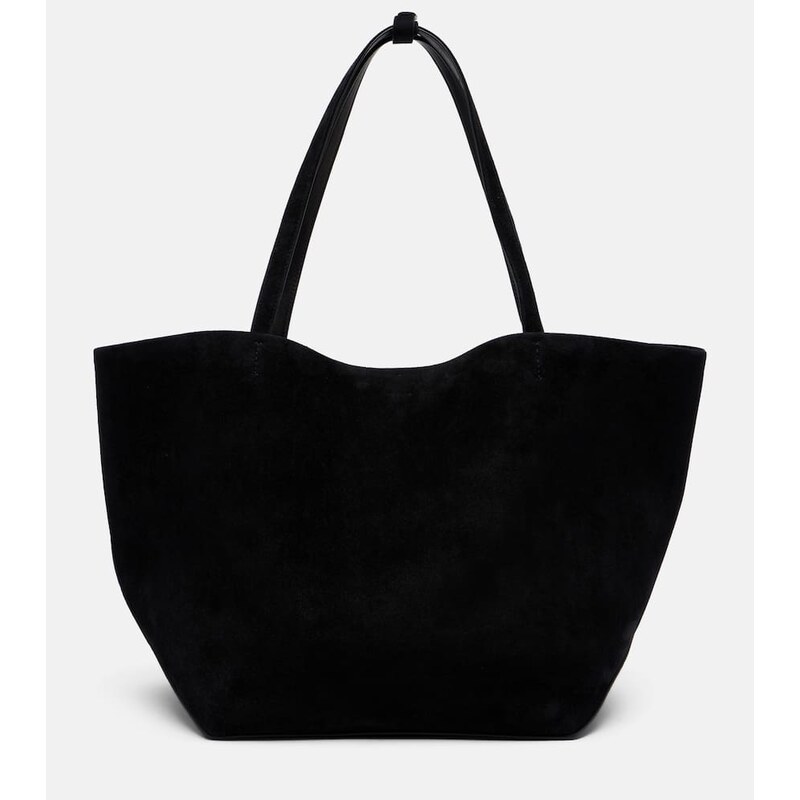 The Row Park Three Edge suede tote bag