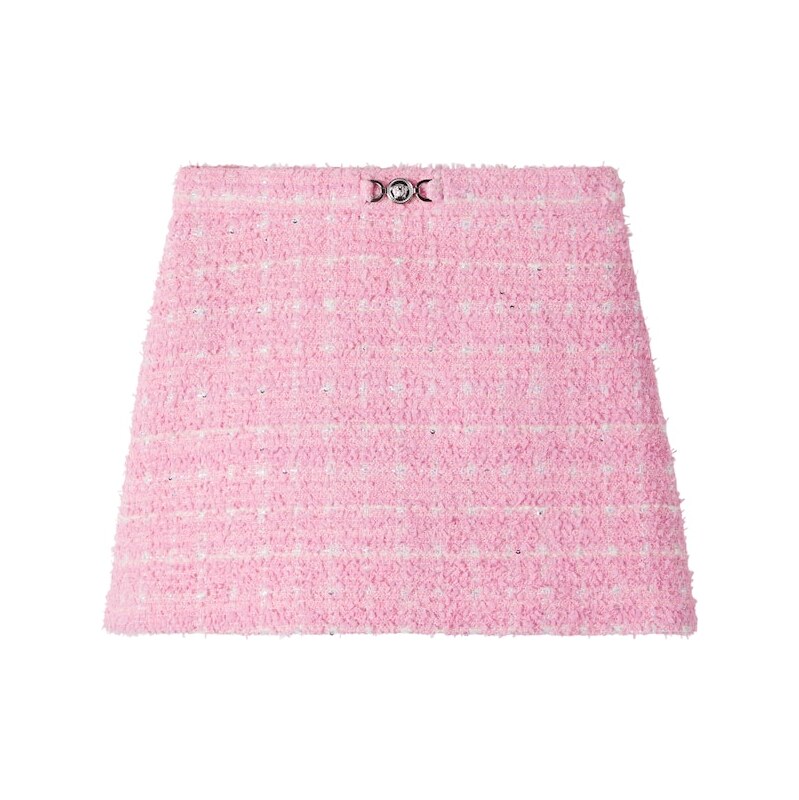 Versace Kids Medusa tweed skirt