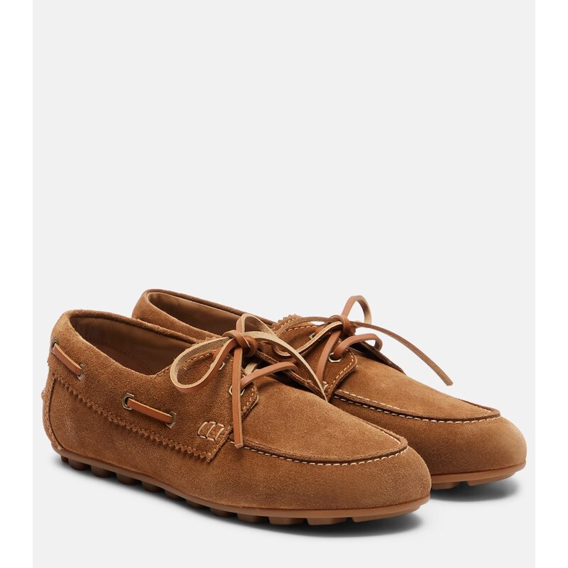 Hogan H693 suede boat shoes